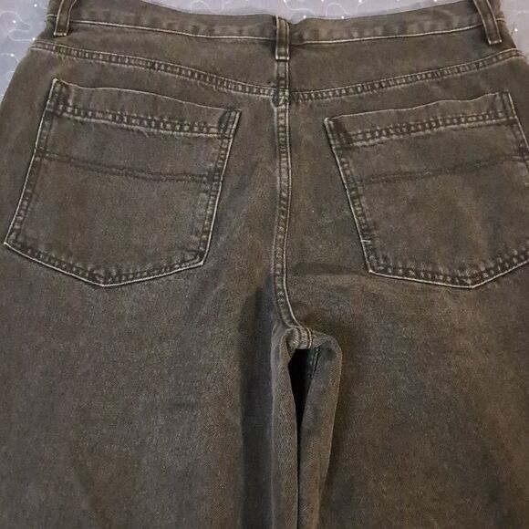 TOPSHOP Baggy Distress Black Jeans size 12 NWT - Picture 6 of 7